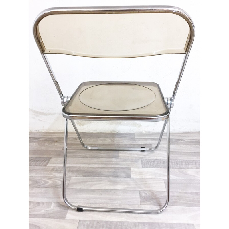Vintage "Plia" chair by Giancarlo Piretti for Castelli - 1970s