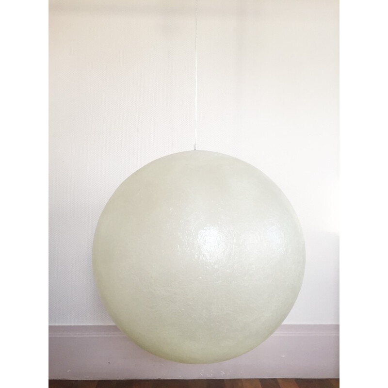 XXL fiberglass hanging lamp, 1980-90.