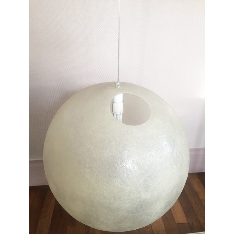 XXL fiberglass hanging lamp, 1980-90.