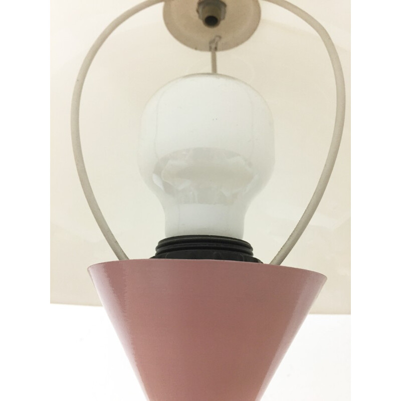 Lampe vintage "Champignon" par Aluminor - 1970