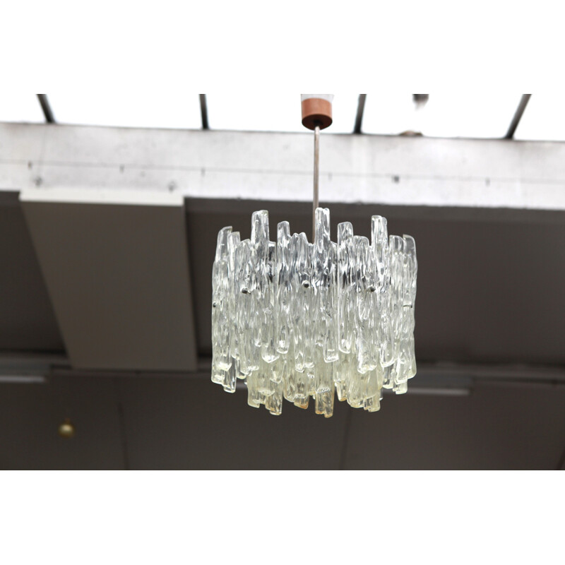 Vintage lucite chandelier by J.T Kalmar, Austria - 1960s