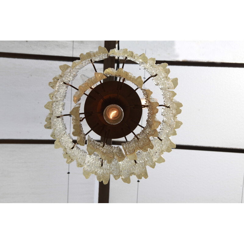 Vintage lucite chandelier by J.T Kalmar, Austria - 1960s