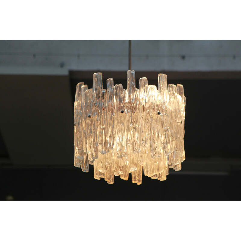 Vintage lucite chandelier by J.T Kalmar, Austria - 1960s