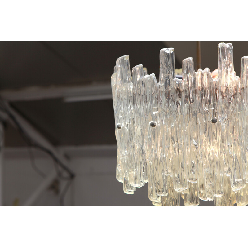 Vintage lucite chandelier by J.T Kalmar, Austria - 1960s