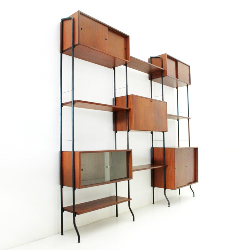 Vintage large library by Aedes for Amma Di Torino - 1950s