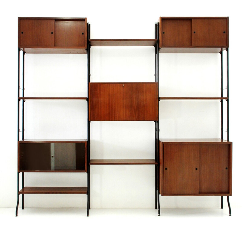 Vintage large library by Aedes for Amma Di Torino - 1950s