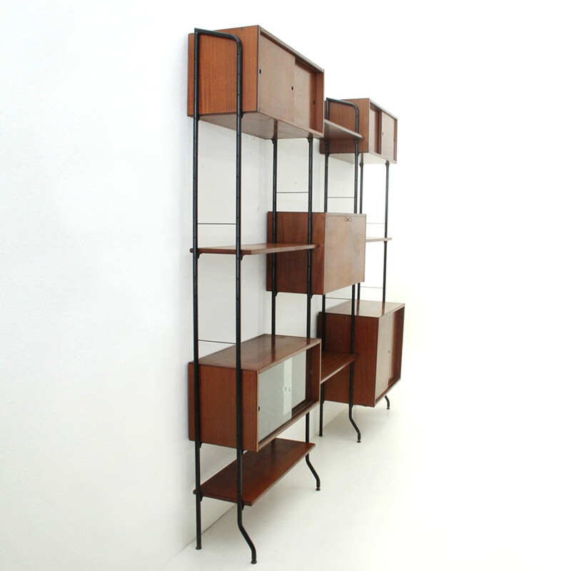 Vintage large library by Aedes for Amma Di Torino - 1950s