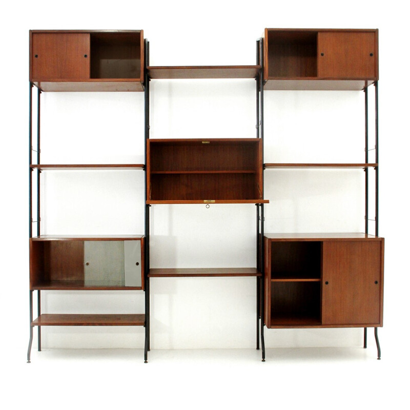 Vintage large library by Aedes for Amma Di Torino - 1950s