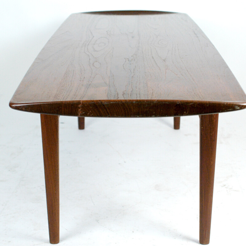 Vintagae Danish teak coffee table "F D 5ß3" by Kindt-Larsen for France &Daverkosen - 1960s