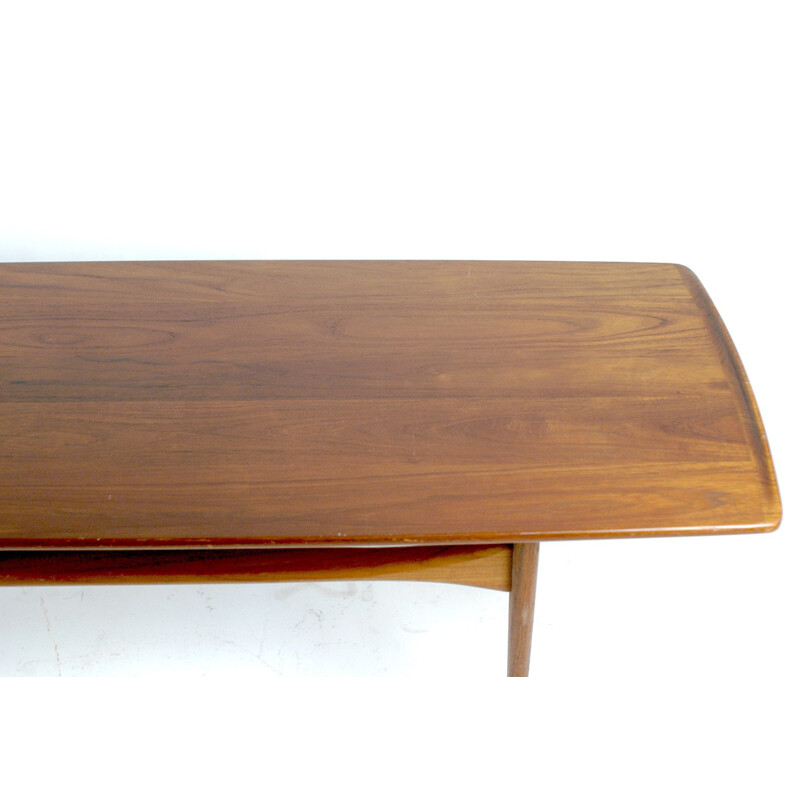 Vintagae Danish teak coffee table "F D 5ß3" by Kindt-Larsen for France &Daverkosen - 1960s