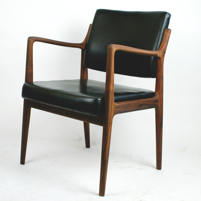 Vintage Scandinavian teak armchair by Karl Erik Ekselius for JOC Mobler - 1960s