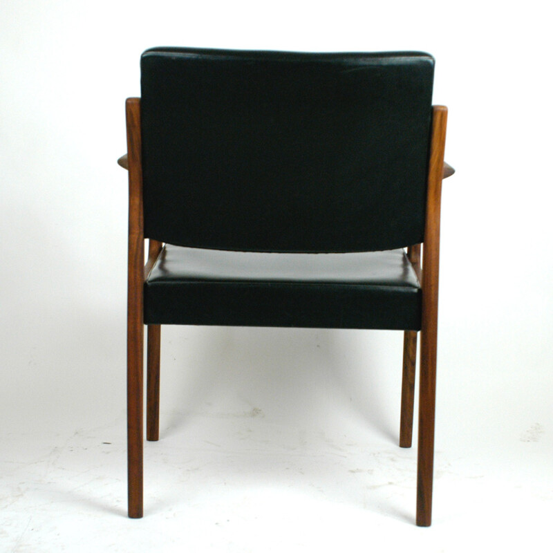 Fauteuil Scandinave vintage en teck par Karl Erik Ekselius pour JOC Mobler - 1960