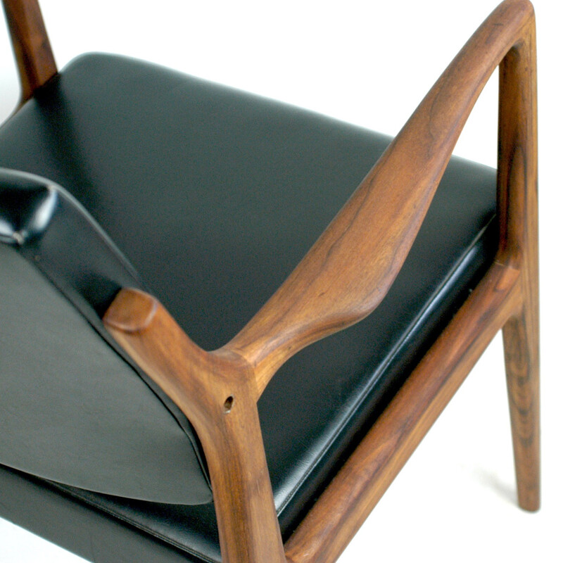 Fauteuil Scandinave vintage en teck par Karl Erik Ekselius pour JOC Mobler - 1960