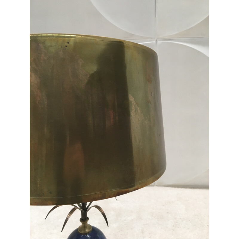 Vintage table lamp in brass for Maison Charles - 1960s