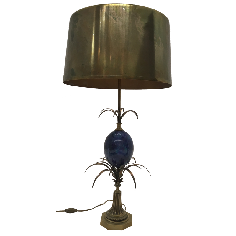 Lampe vintage en laiton par la Maison Charles - 1960