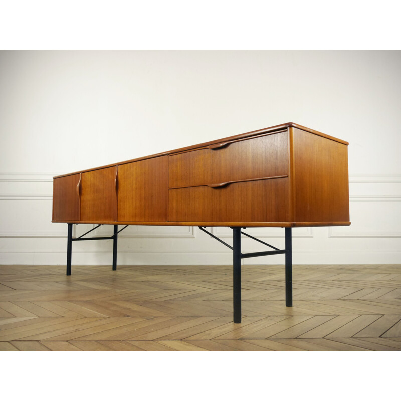 Vintage Scandinavian sideboard in teak - 1960s