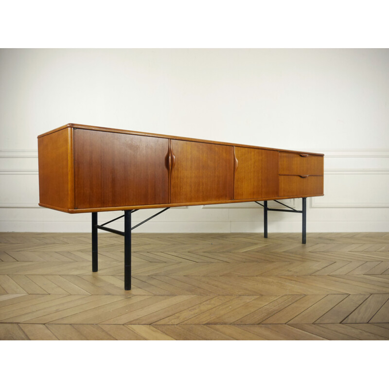 Vintage Scandinavian sideboard in teak - 1960s