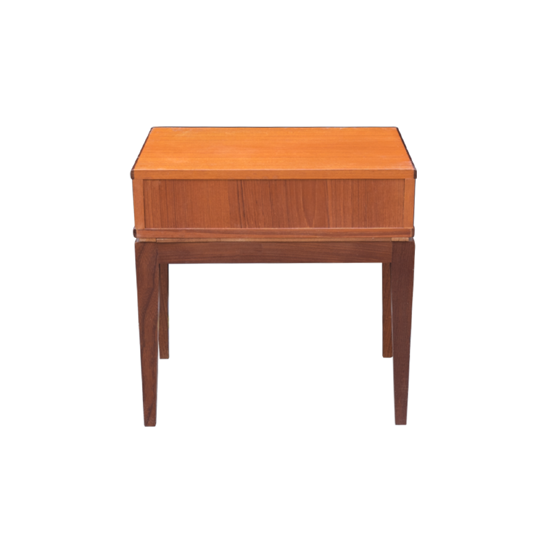 Set of 2 Danish bedside tables in teak - 1970s