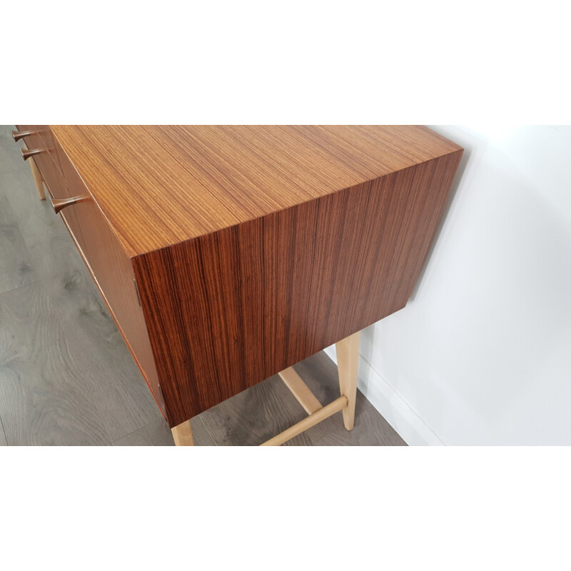 Teak and Beech Vintage Sideboard by Meredew - 1950s