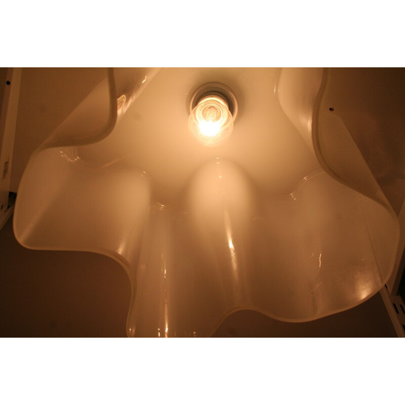 Logico soffito singola ceiling lamp in metal and blown glass, Michel de LUCCHI - 2000s