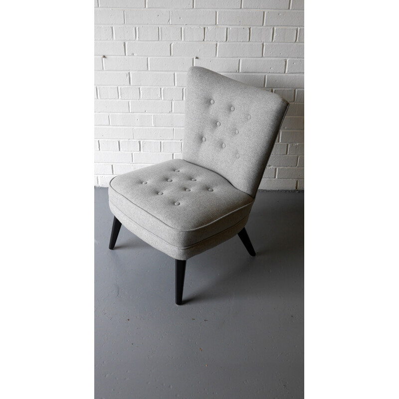 G-Plan model 404 occasional chair in grey - 1950s