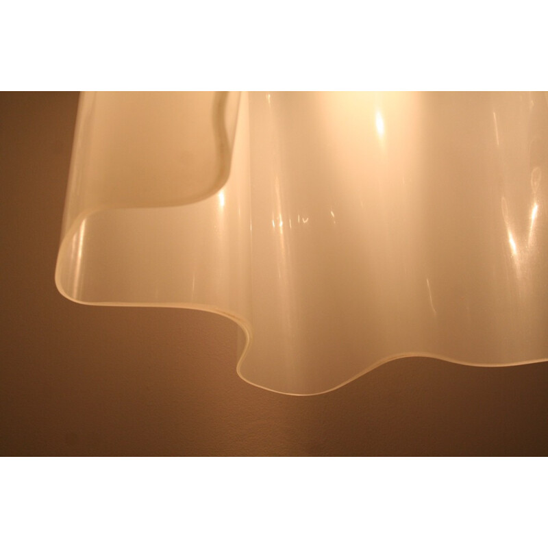 Logico soffito singola ceiling lamp in metal and blown glass, Michel de LUCCHI - 2000s
