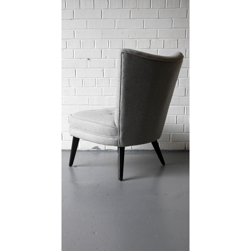 G-Plan model 404 occasional chair in grey - 1950s