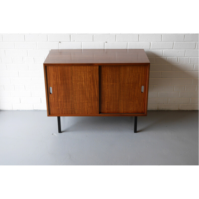 Vintage walnut cabinet by Robin Day for Hille - 1950s