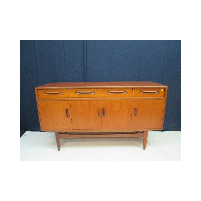 Teak Vintage sideboard with 4 drawers - 1960s