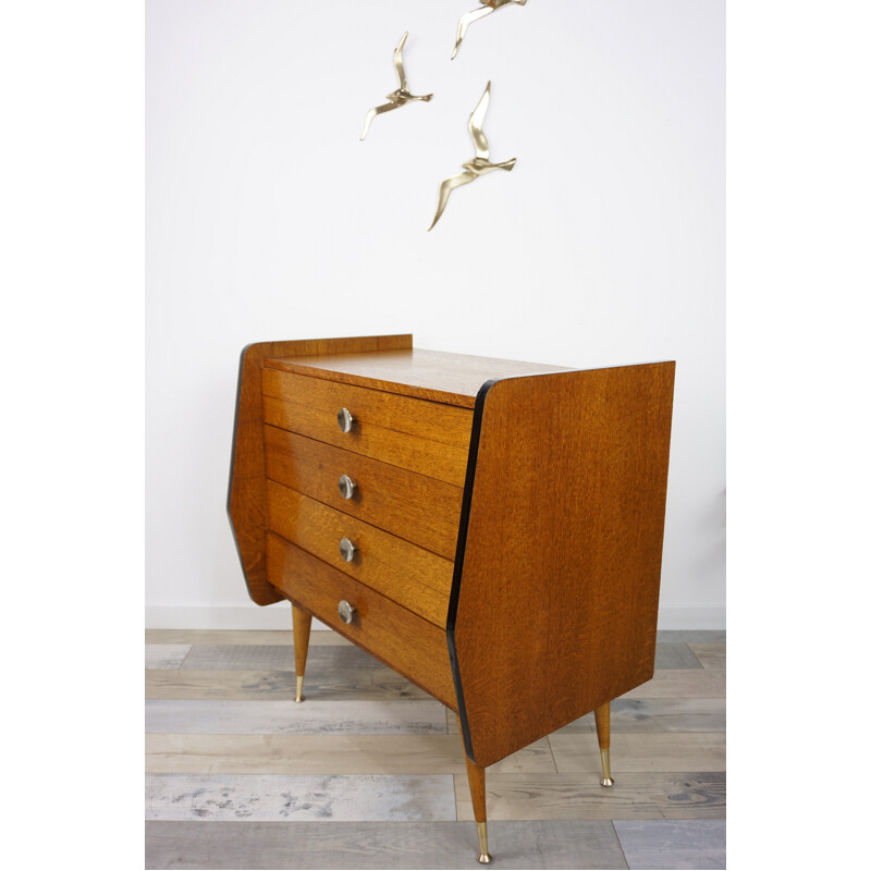 Vintage wooden chest of drawers - 1950s