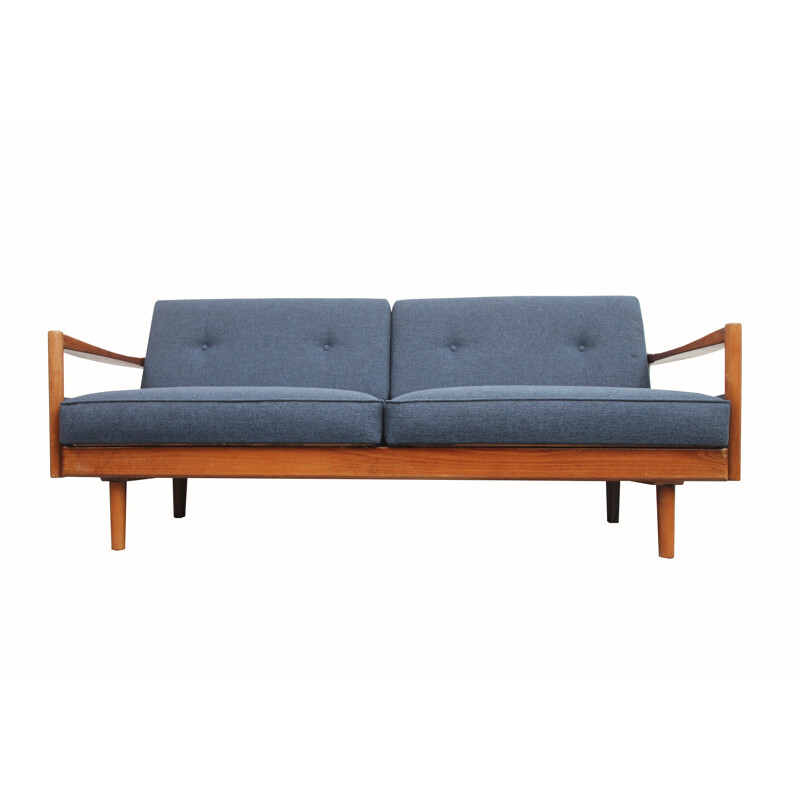 Lit de repos bleu foncé vintage - 1960