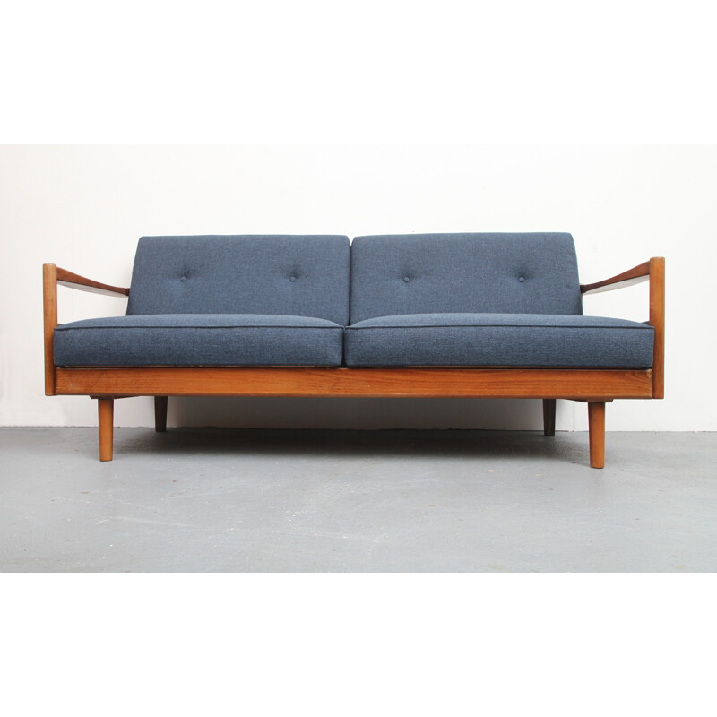 Vintage daybed in dark blue - 1960s