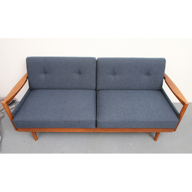 Vintage daybed in dark blue - 1960s