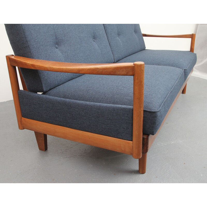 Vintage daybed in dark blue - 1960s