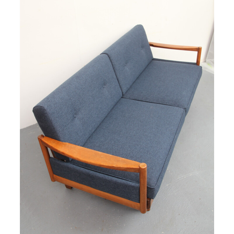 Vintage daybed in dark blue - 1960s