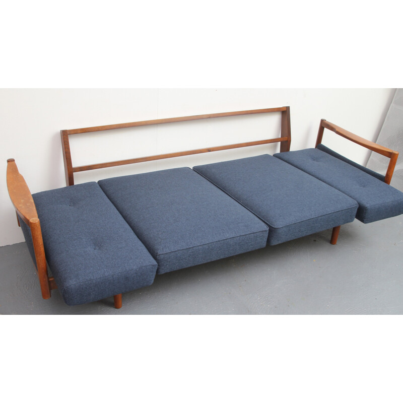 Vintage daybed in dark blue - 1960s