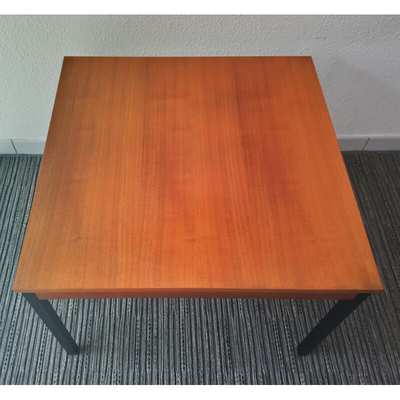 Vintage coffee table in wood & metal for Opal Möbel - 1950s