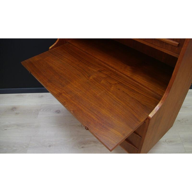 Danish vintage secretary in teak - 1960s