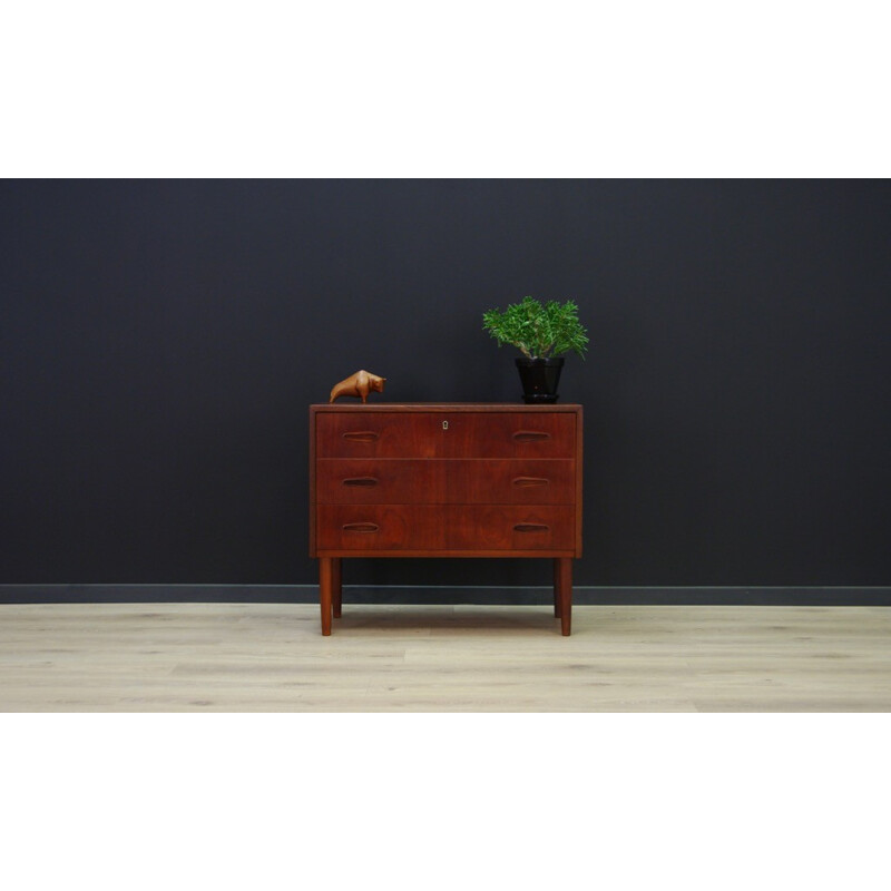 Vintage danish chest of drawers in teak - 1960s