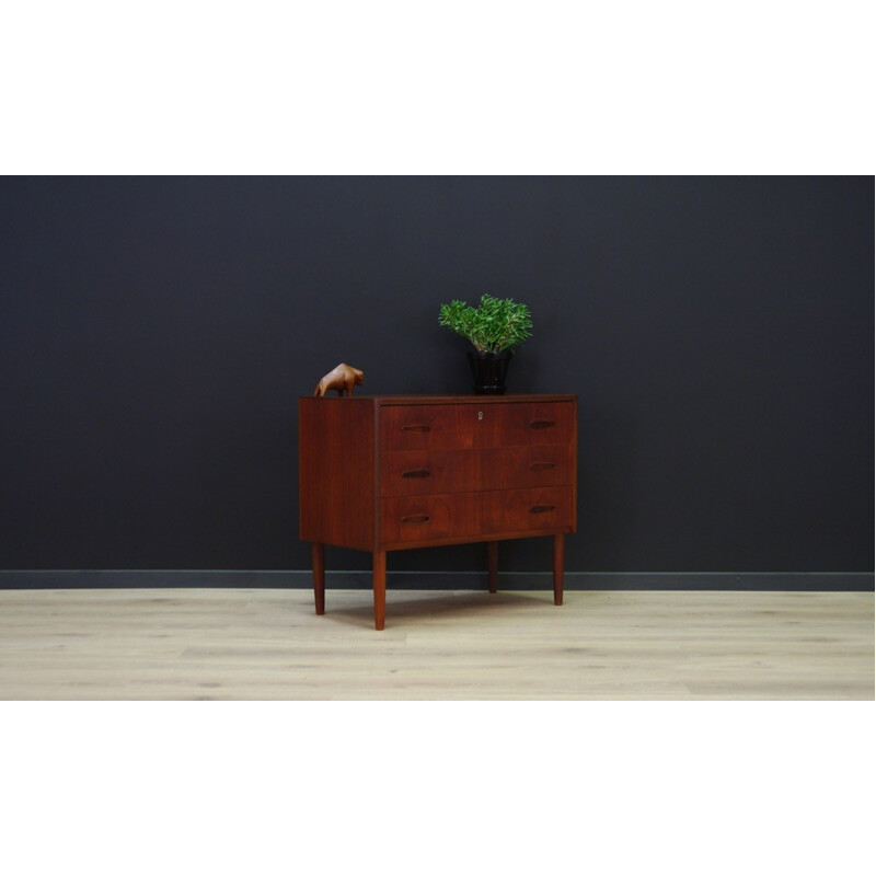 Vintage danish chest of drawers in teak - 1960s