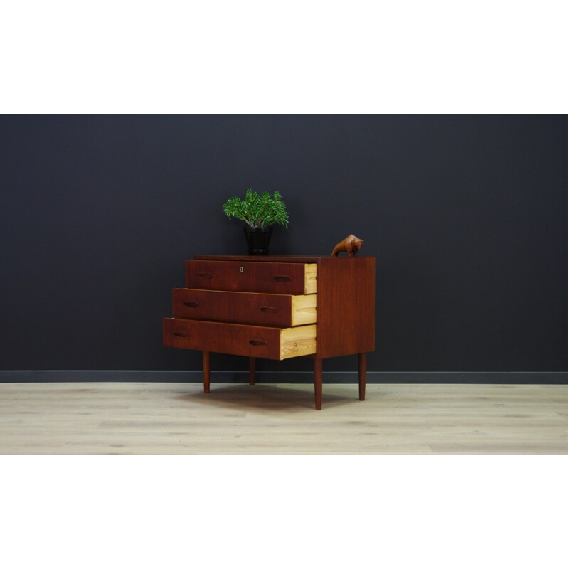 Vintage danish chest of drawers in teak - 1960s