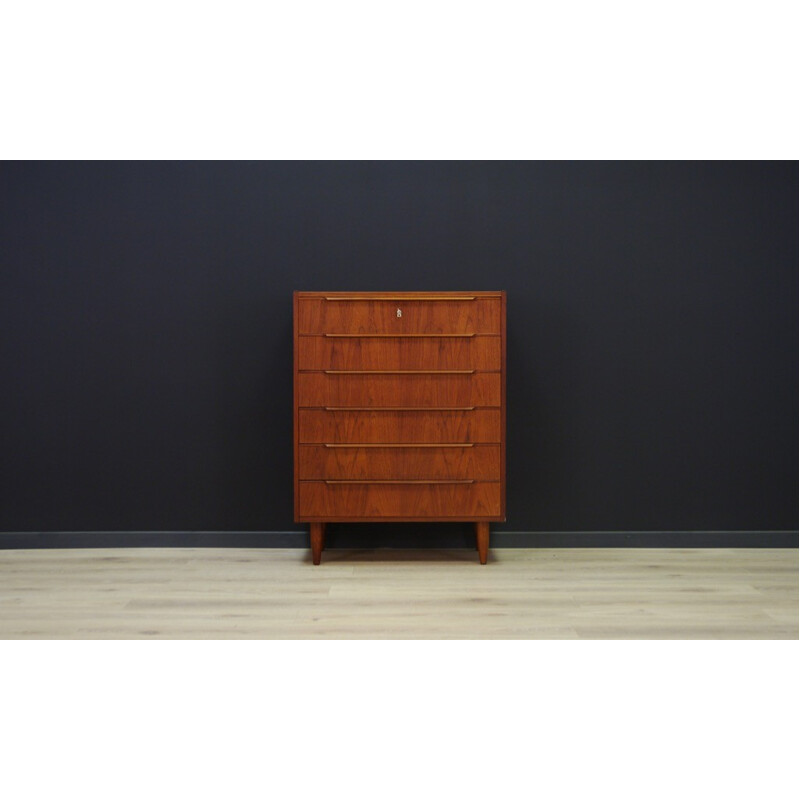 Danish vintage chest of drawers in teak - 1960s