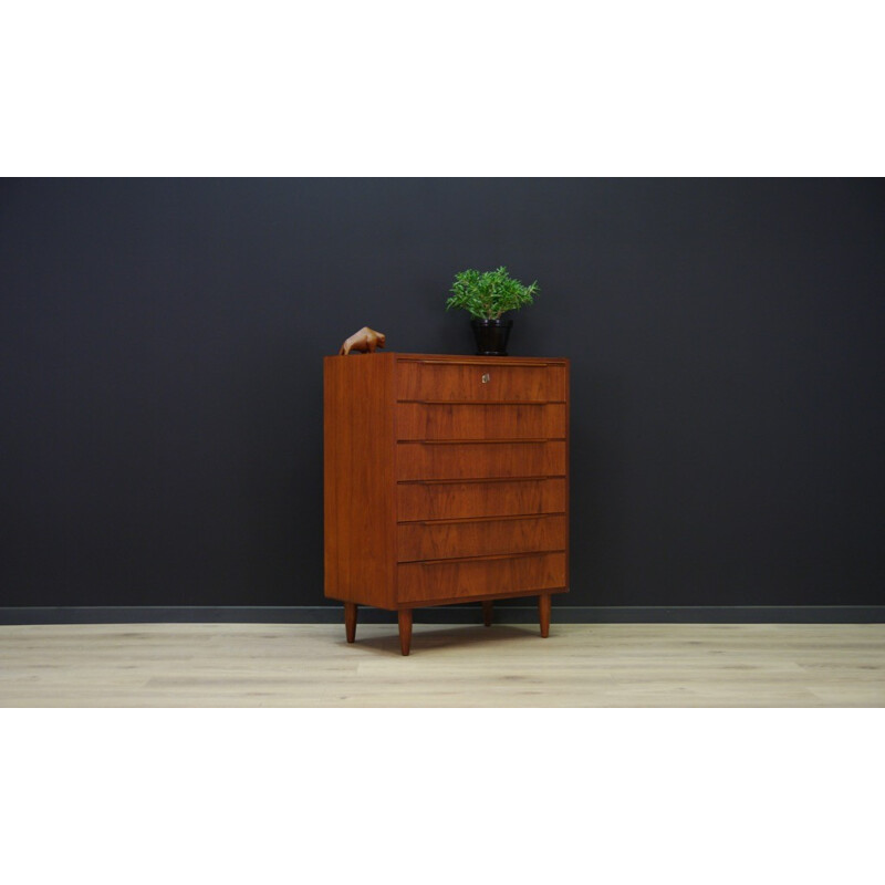 Danish vintage chest of drawers in teak - 1960s