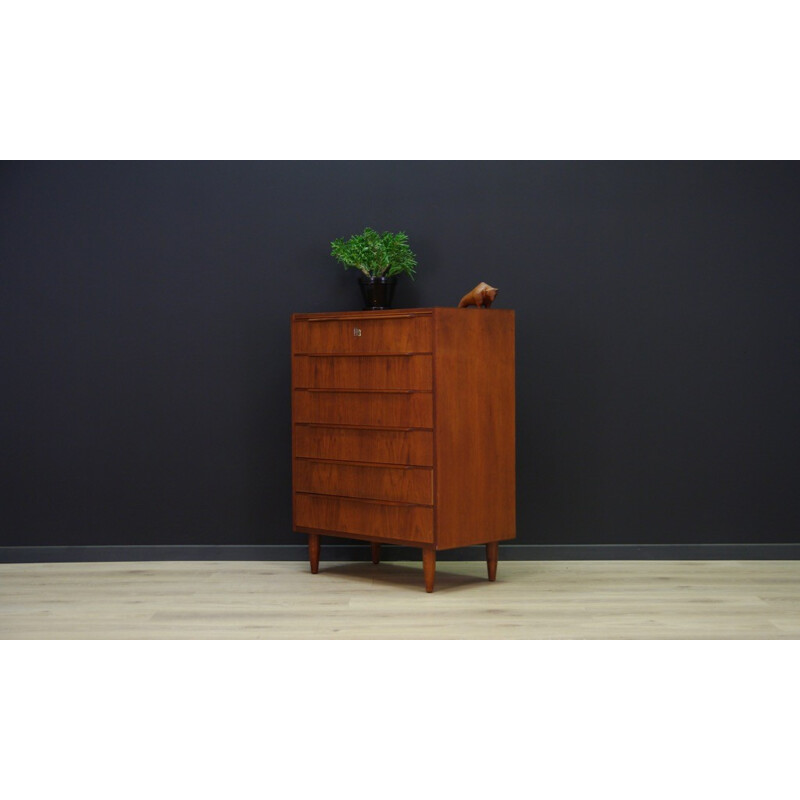 Danish vintage chest of drawers in teak - 1960s