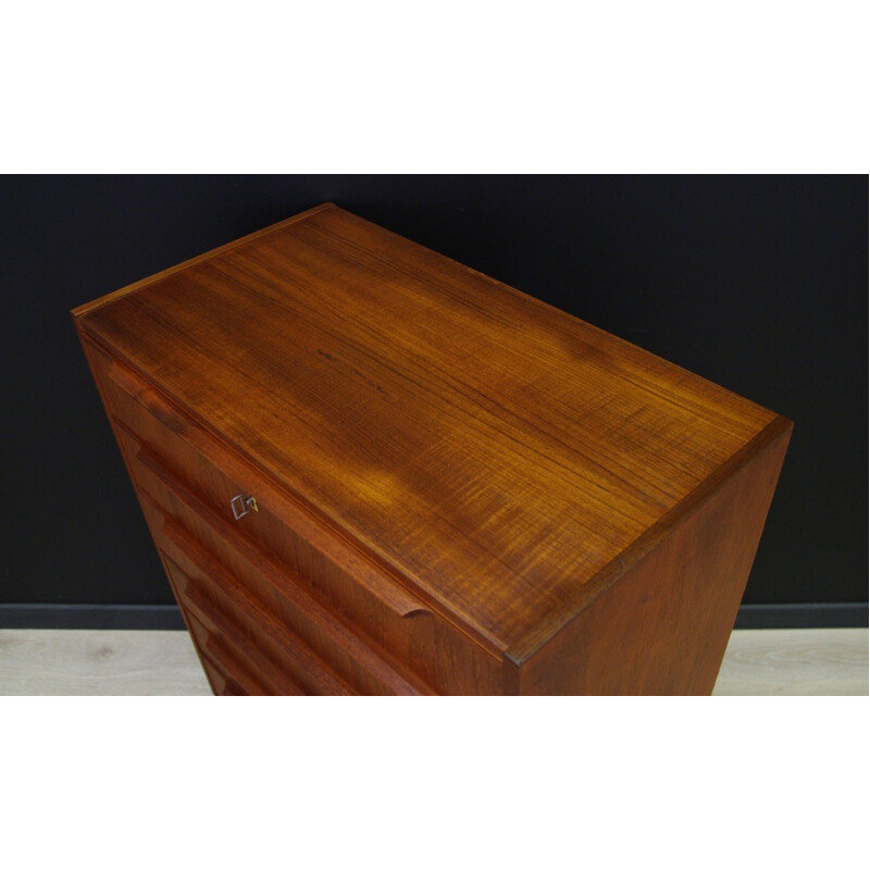 Danish vintage chest of drawers in teak - 1960s