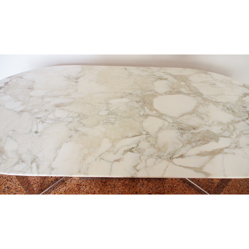 Vintage table in marble by Paul Legeard - 1970s