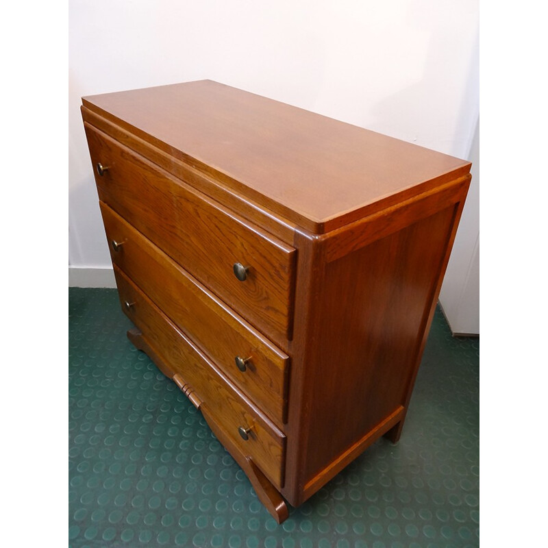 Vintage chest of drawers in oak - 1930s