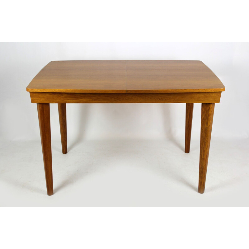 Oak Veneered Folding Dining Table by UP Zavody - 1960s