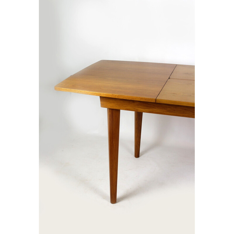 Oak Veneered Folding Dining Table by UP Zavody - 1960s