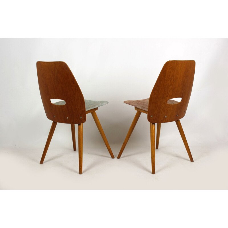 Set of 4 Dining Chairs by Frantisek Jirak for Tatra - 1960s